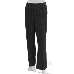 Estelle & Finn Womens Dress Pants Gray Rayon Herringbone Pull On Size 14